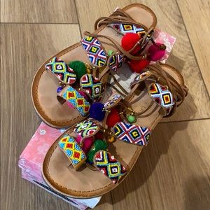 Chinese Laundry Pom Pom Sandals